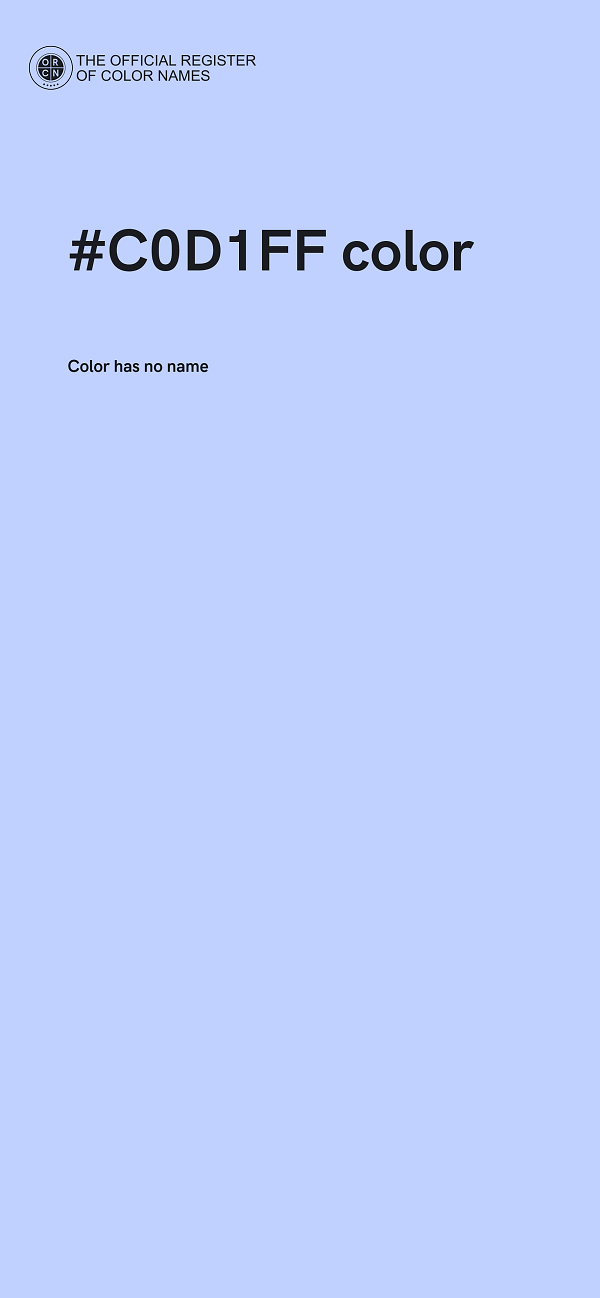 #C0D1FF color image