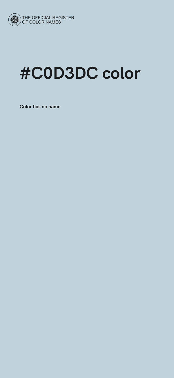 #C0D3DC color image