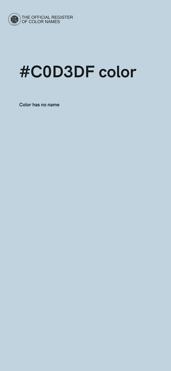 #C0D3DF color image