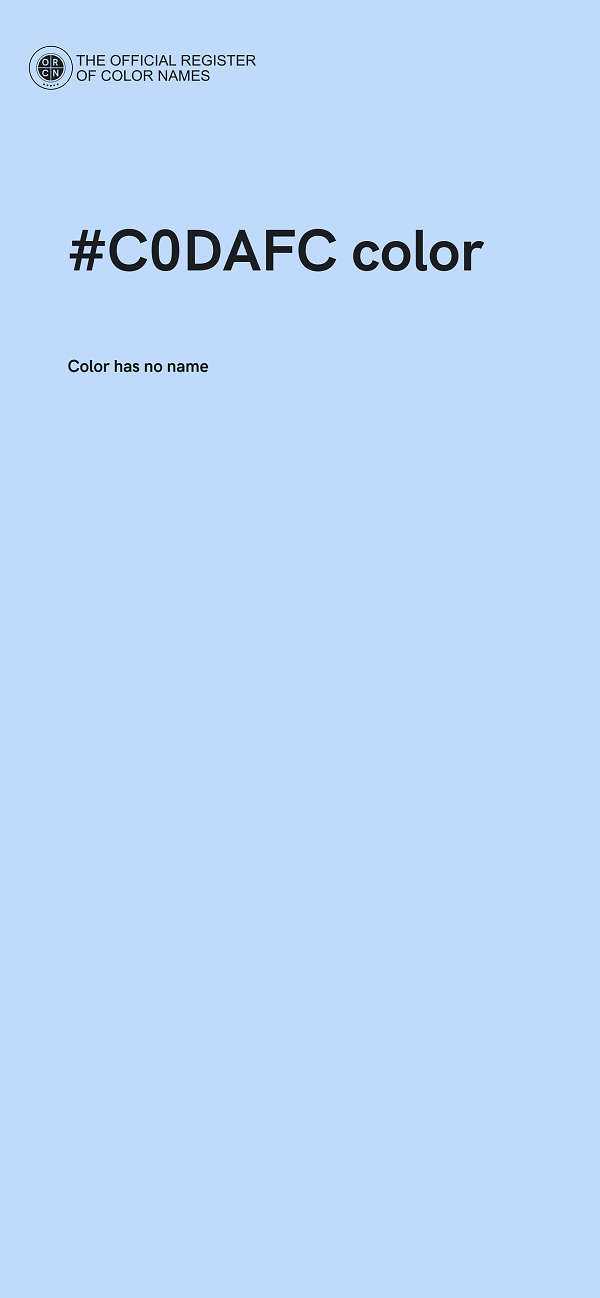 #C0DAFC color image