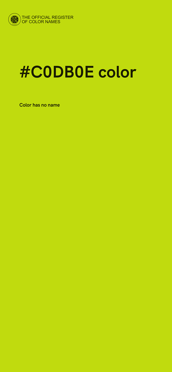 #C0DB0E color image