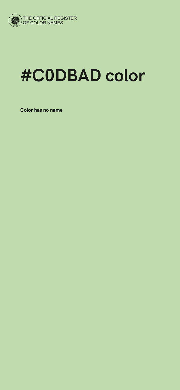 #C0DBAD color image