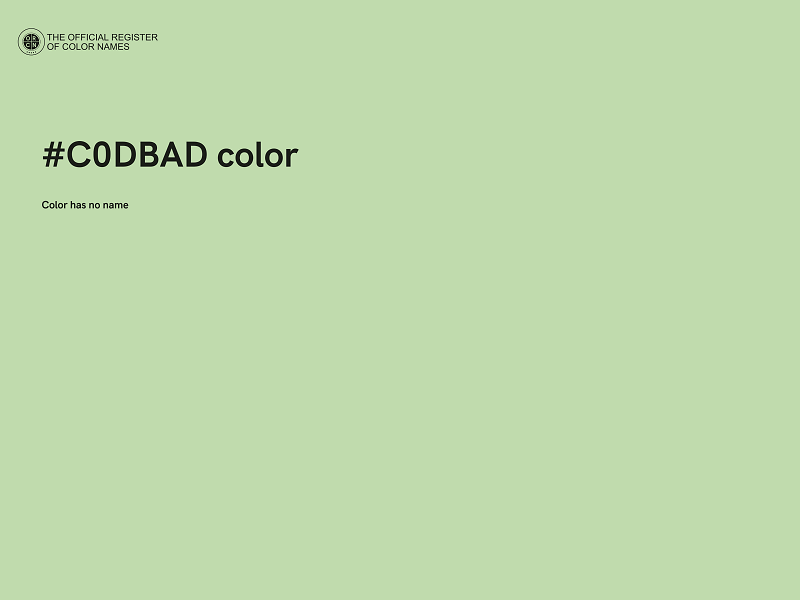 #C0DBAD color image