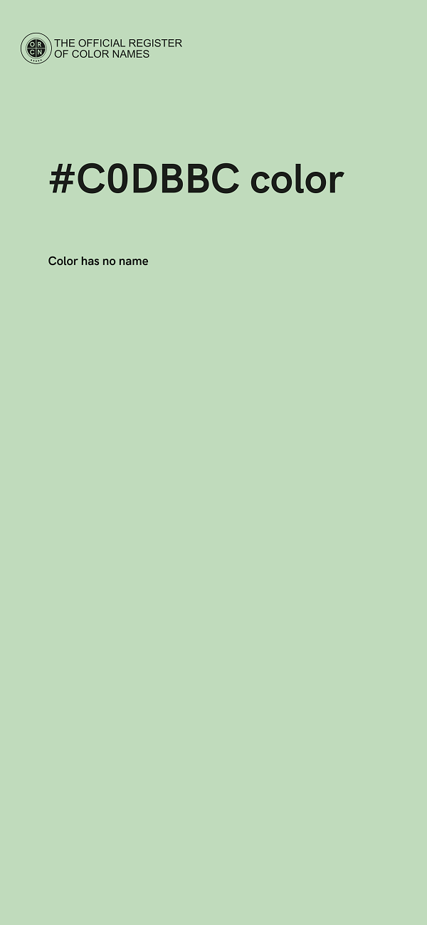 #C0DBBC color image