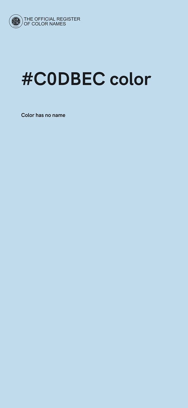 #C0DBEC color image