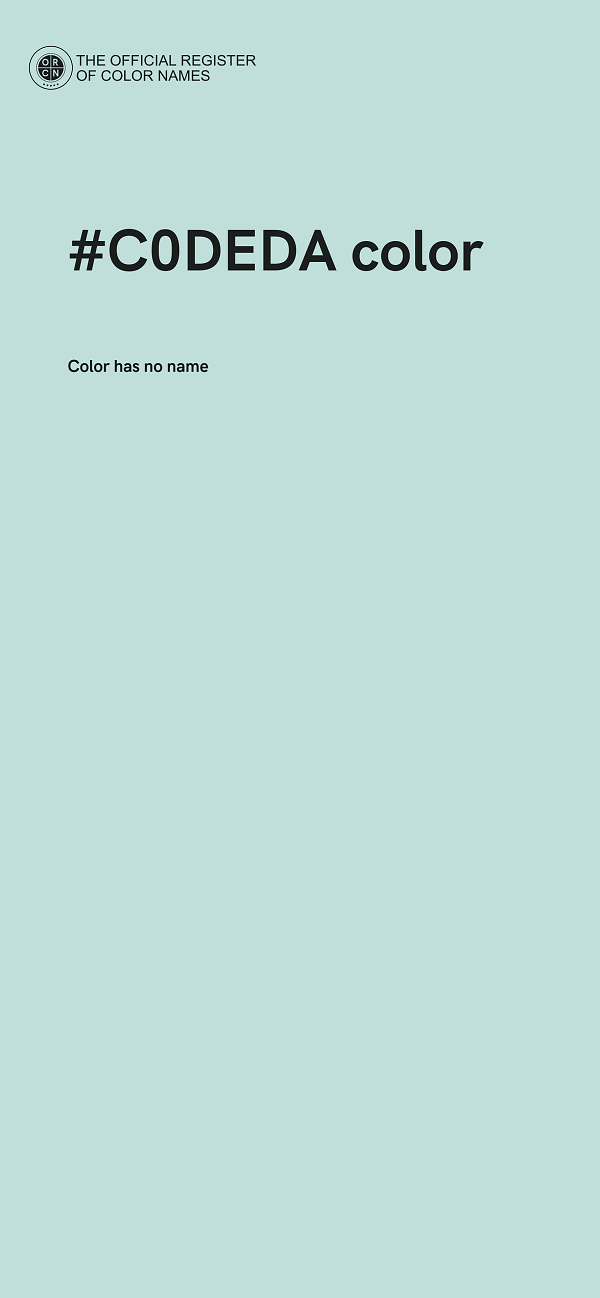 #C0DEDA color image