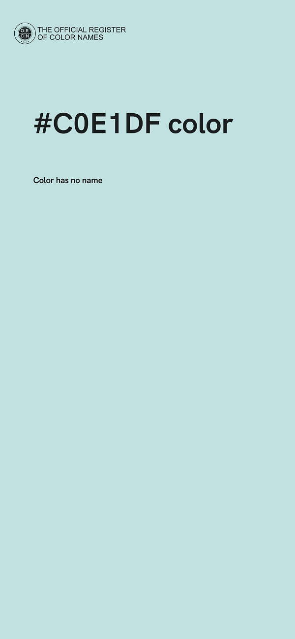 #C0E1DF color image