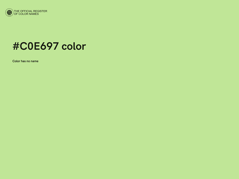 #C0E697 color image