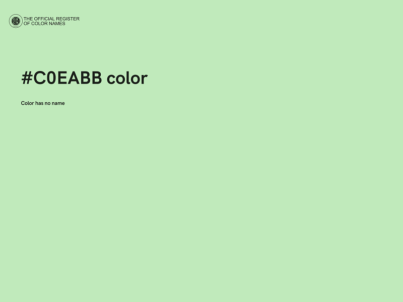 #C0EABB color image