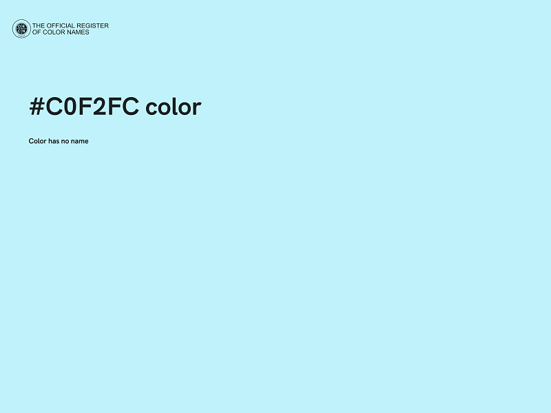 #C0F2FC color image