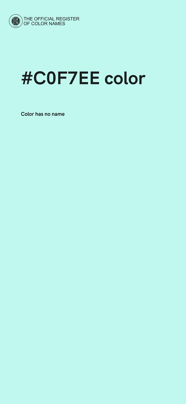 #C0F7EE color image