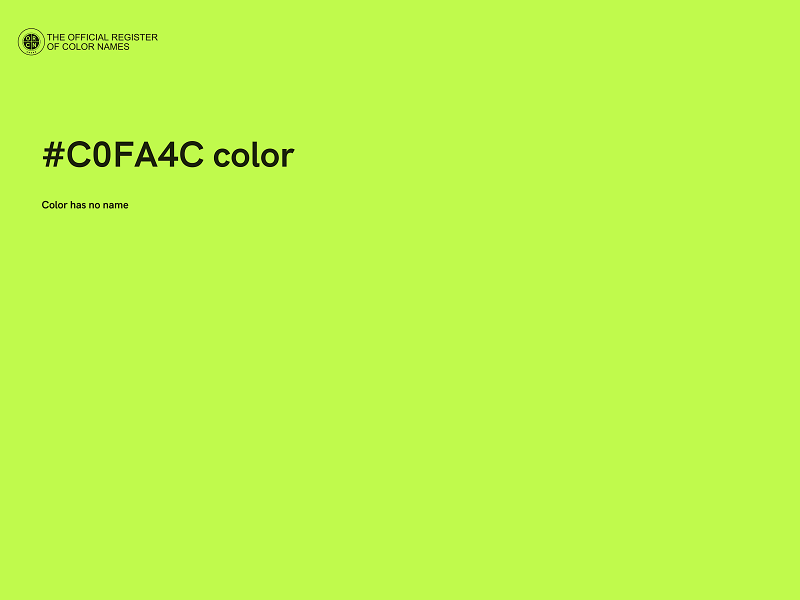 #C0FA4C color image