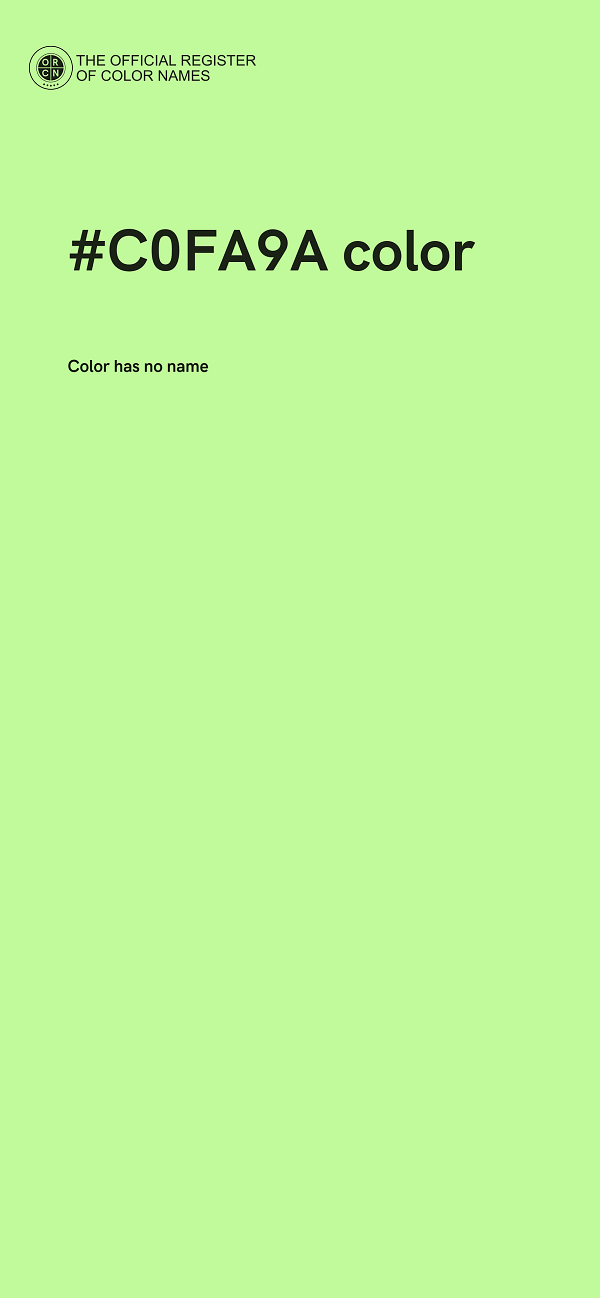 #C0FA9A color image
