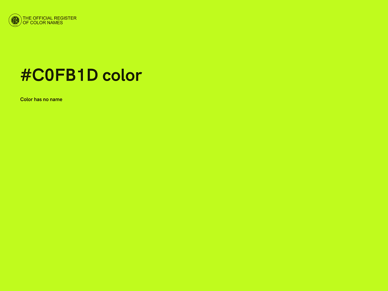 #C0FB1D color image