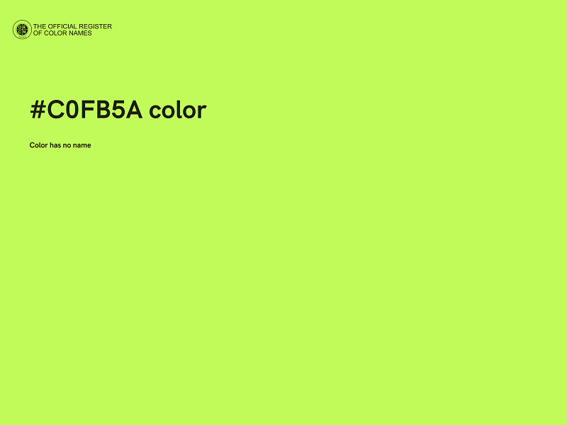 #C0FB5A color image