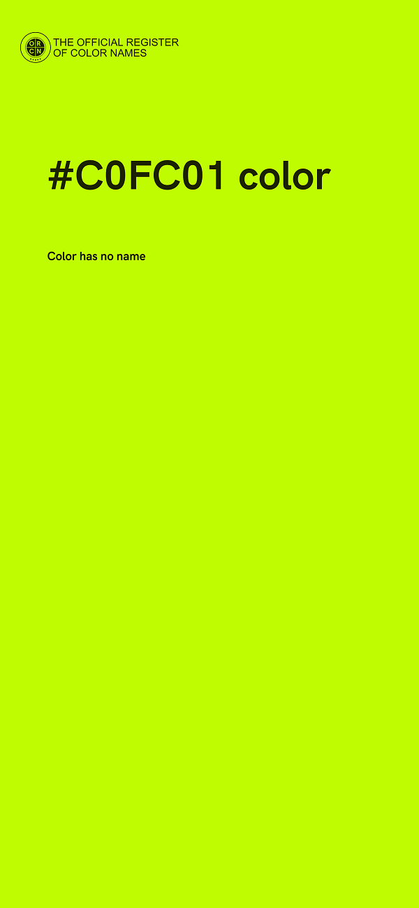 #C0FC01 color image