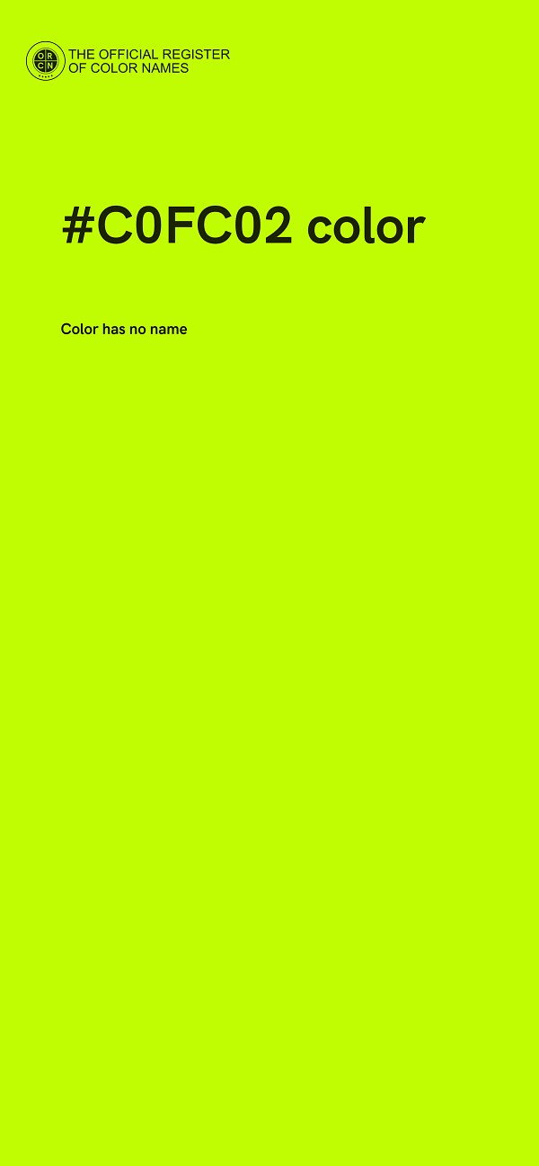 #C0FC02 color image