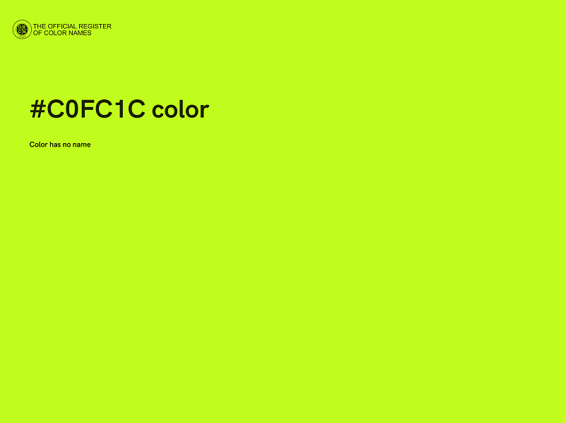 #C0FC1C color image