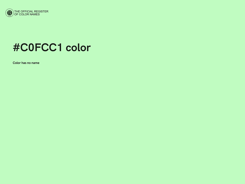 #C0FCC1 color image