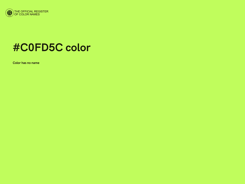 #C0FD5C color image