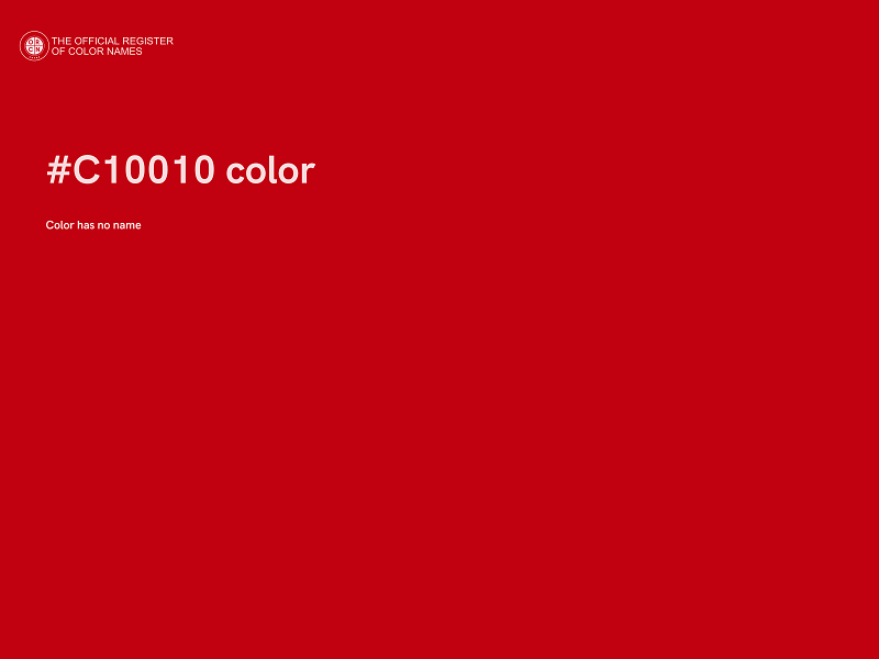 #C10010 color image