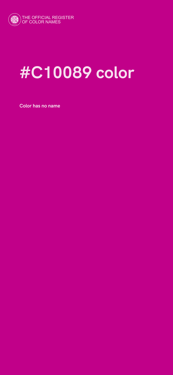 #C10089 color image