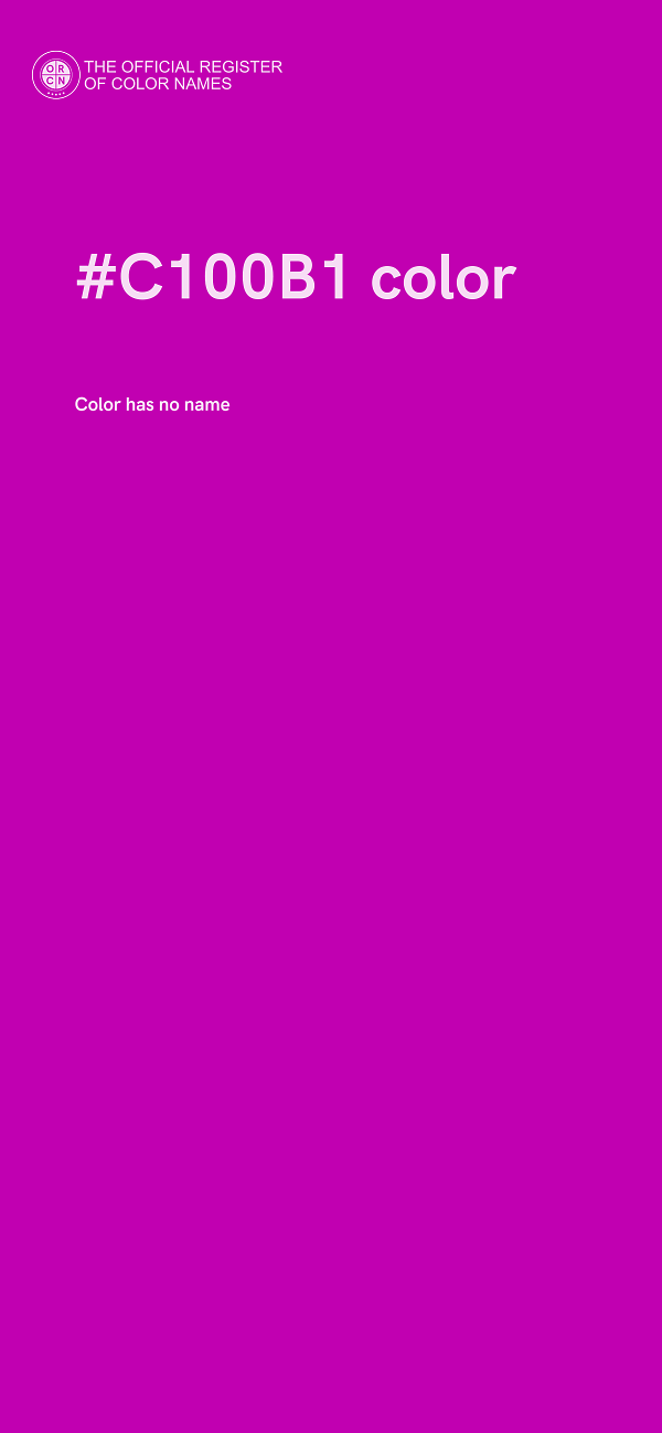 #C100B1 color image