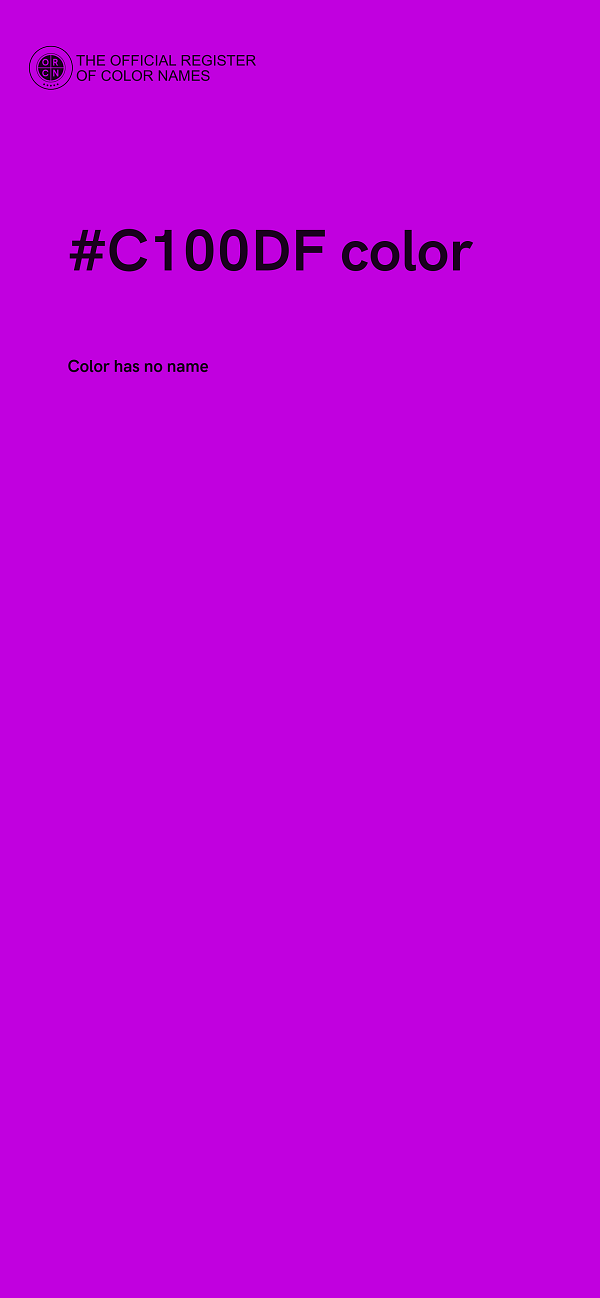 #C100DF color image