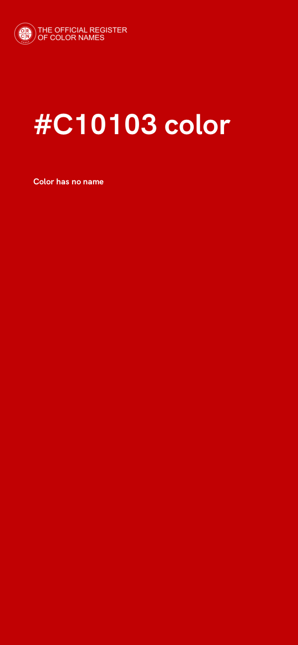 #C10103 color image