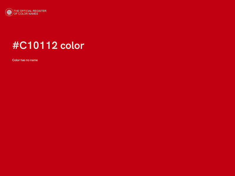 #C10112 color image