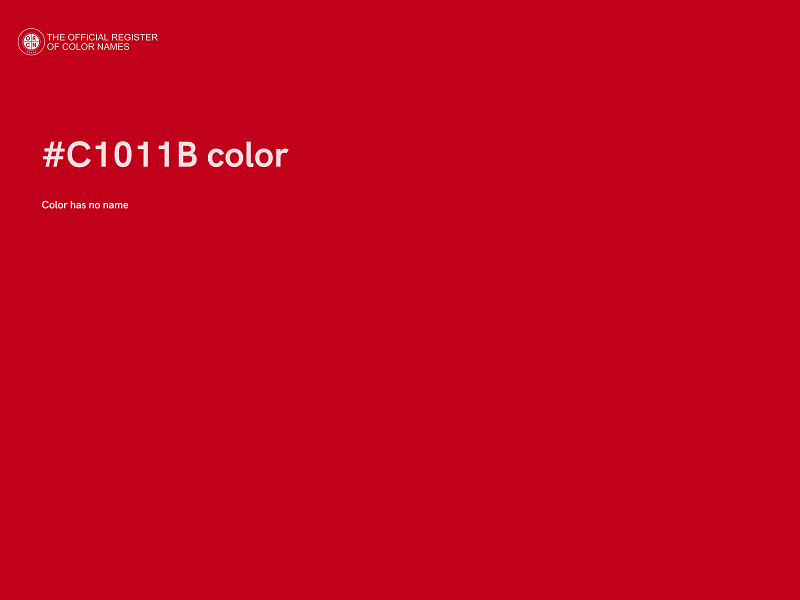 #C1011B color image