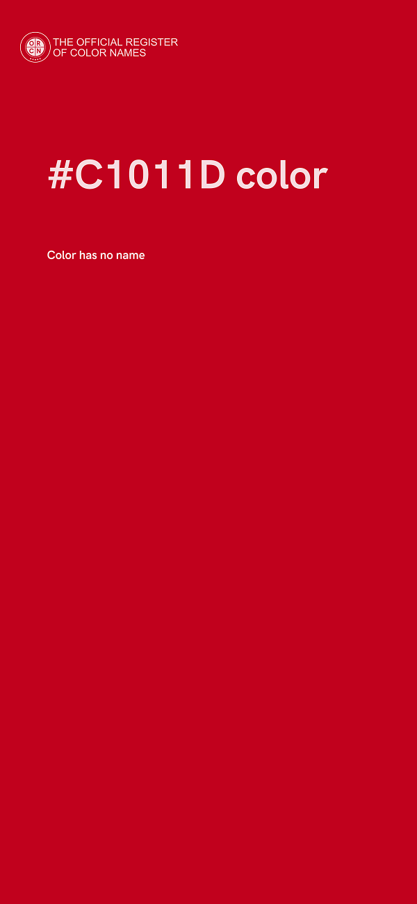 #C1011D color image