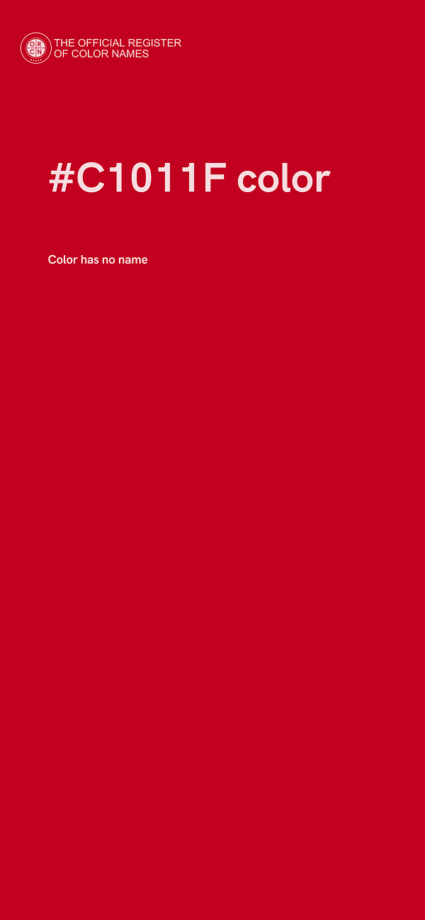 #C1011F color image