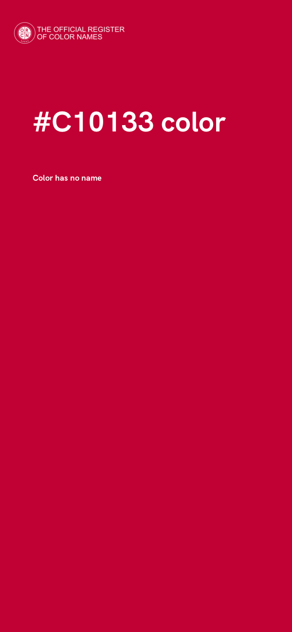 #C10133 color image