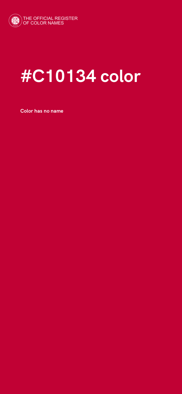 #C10134 color image