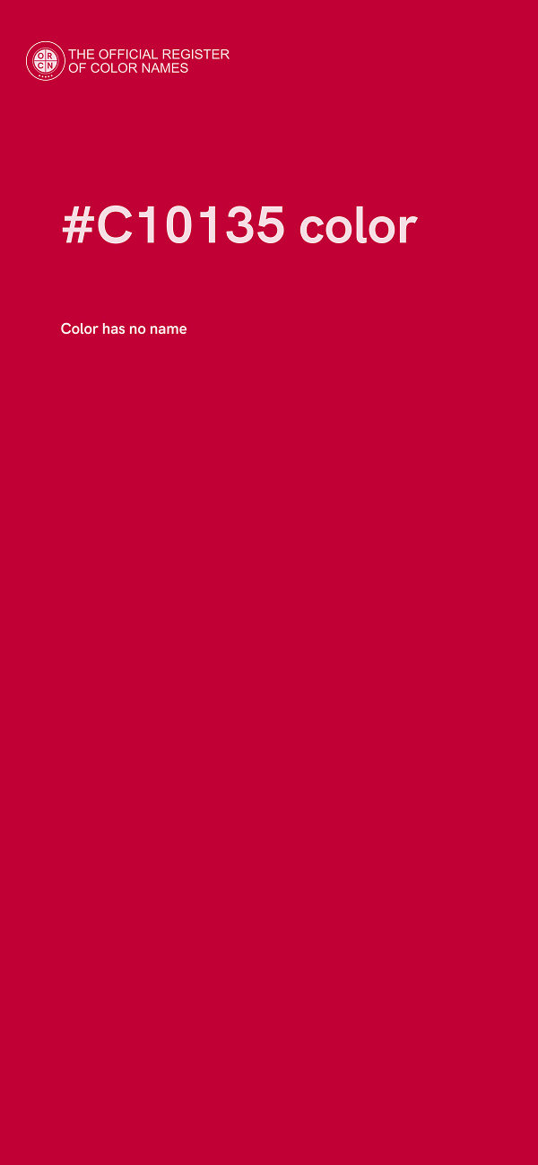 #C10135 color image