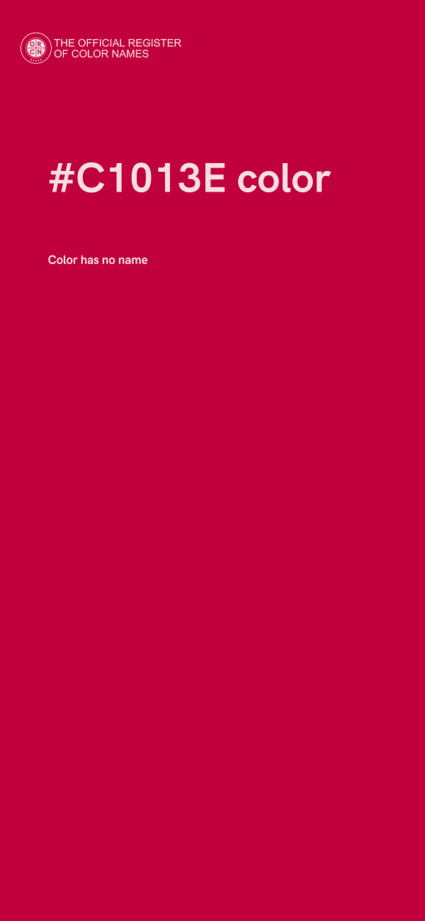 #C1013E color image