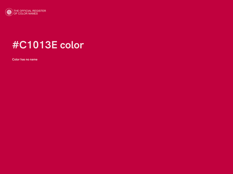 #C1013E color image