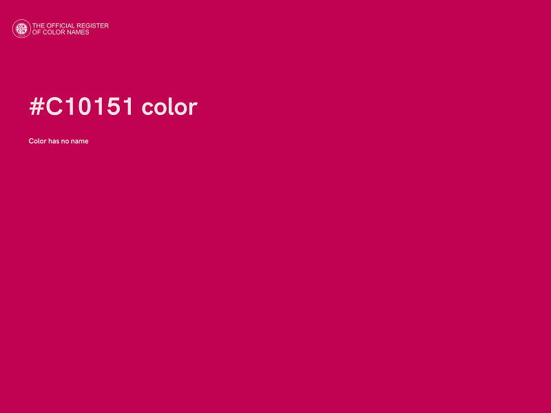 #C10151 color image