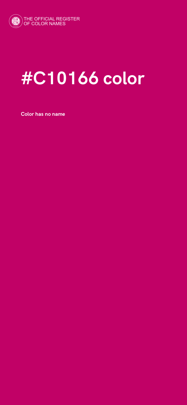 #C10166 color image