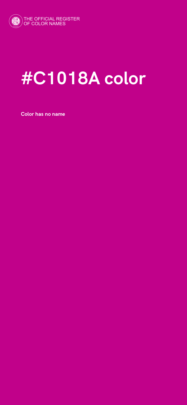 #C1018A color image
