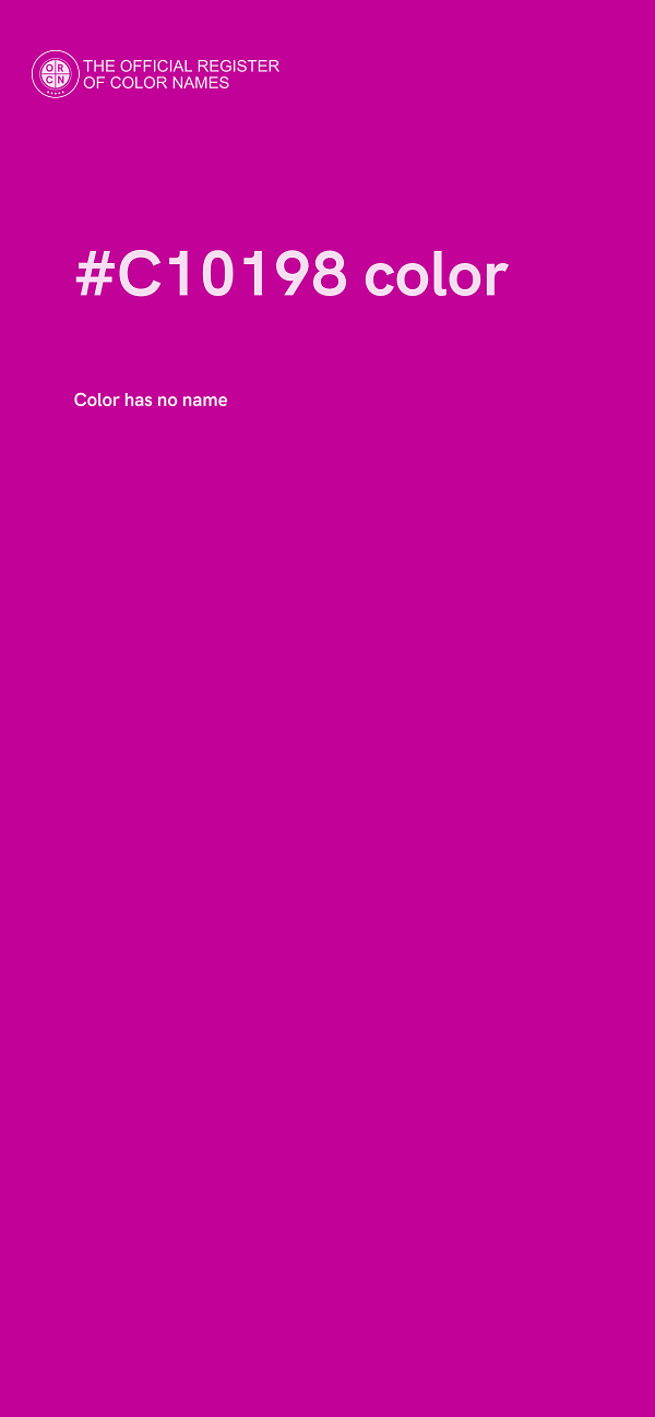 #C10198 color image