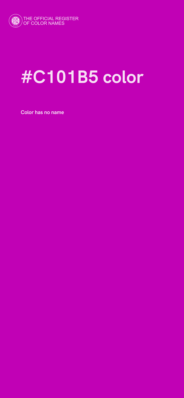 #C101B5 color image