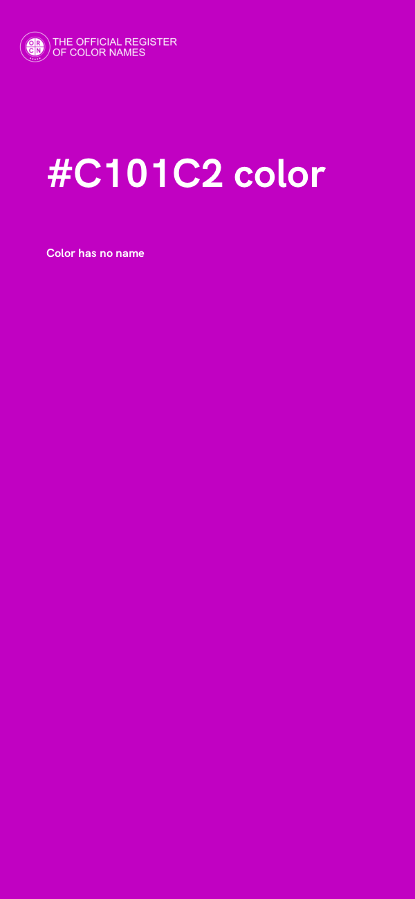 #C101C2 color image