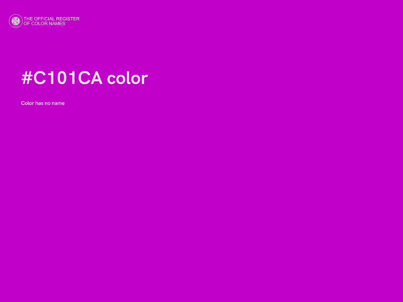 #C101CA color image