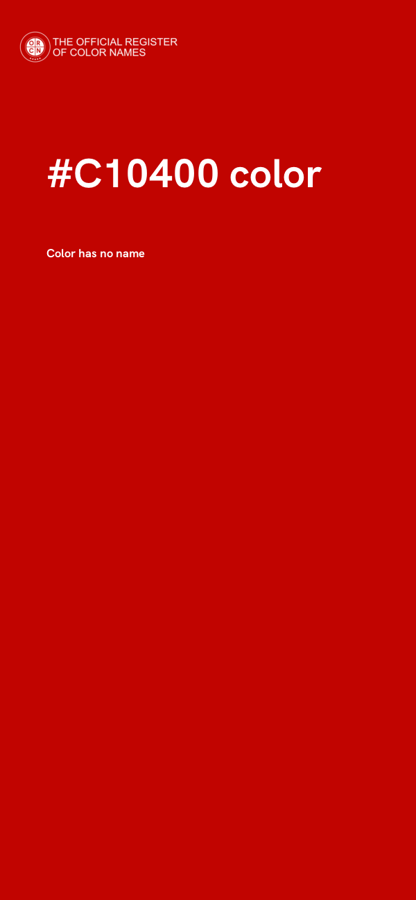 #C10400 color image