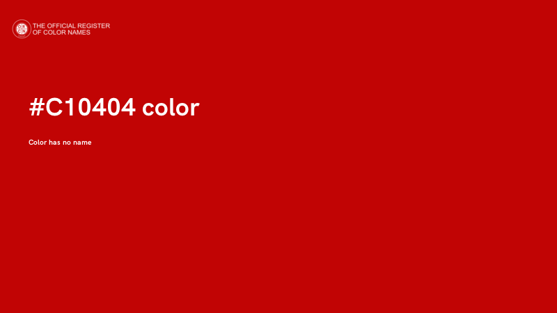 #C10404 color image