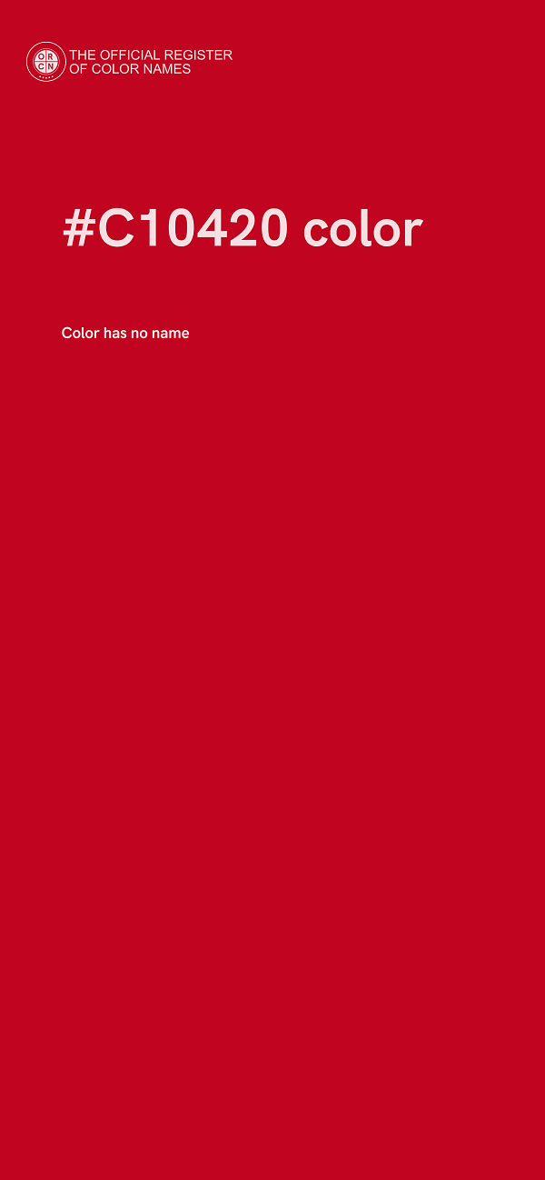 #C10420 color image