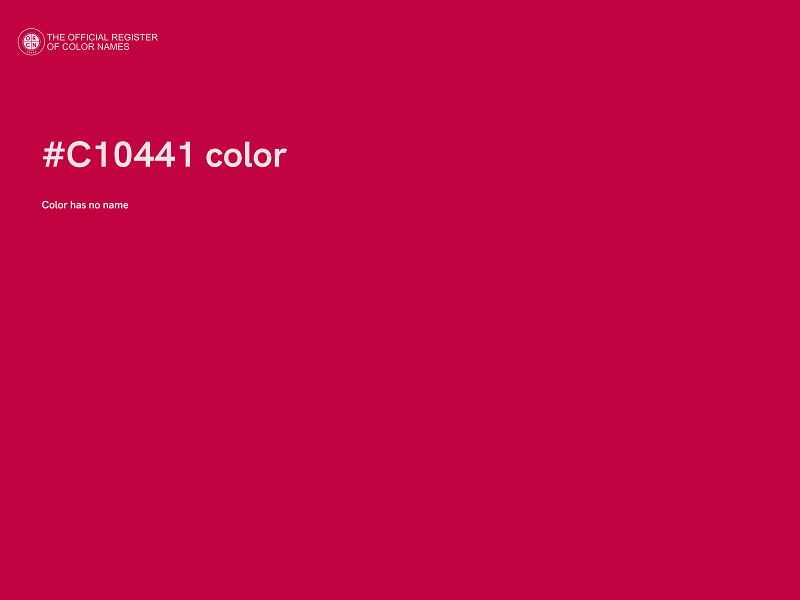 #C10441 color image