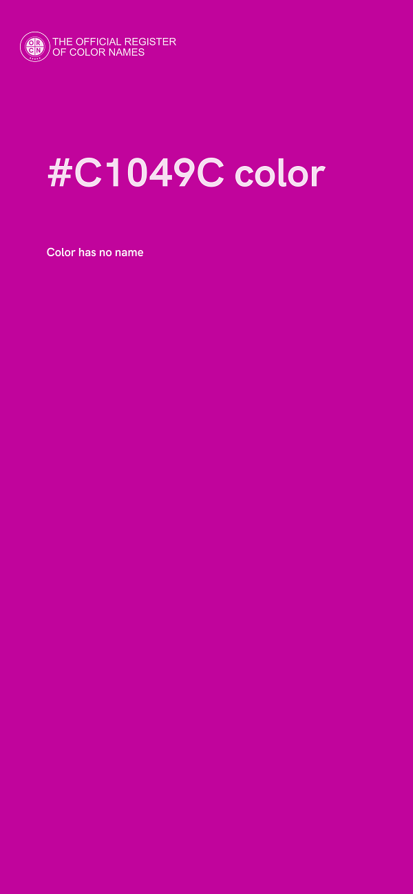 #C1049C color image